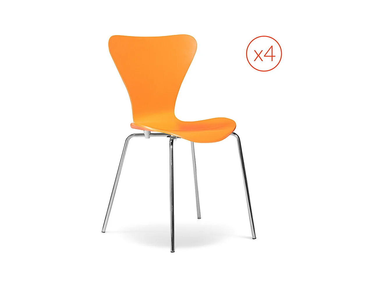 Sedia Serie 7 Arne Jacobsen set di 4