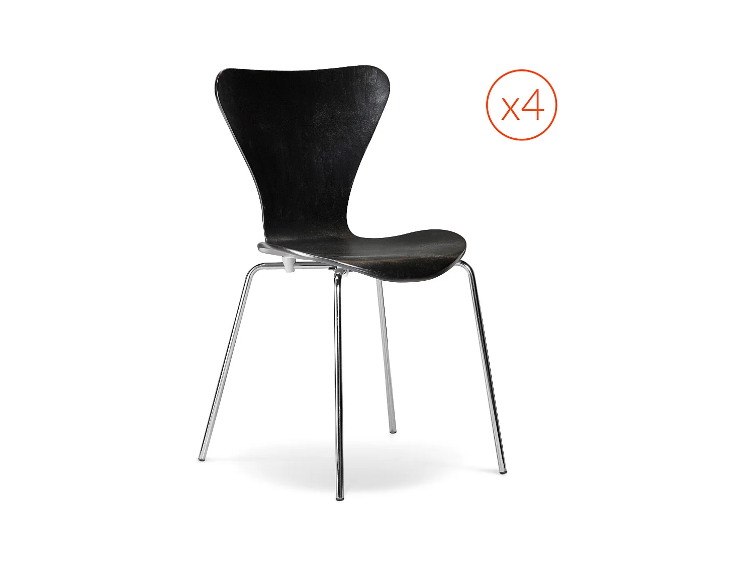 Sedia Serie 7 Arne Jacobsen set di 4