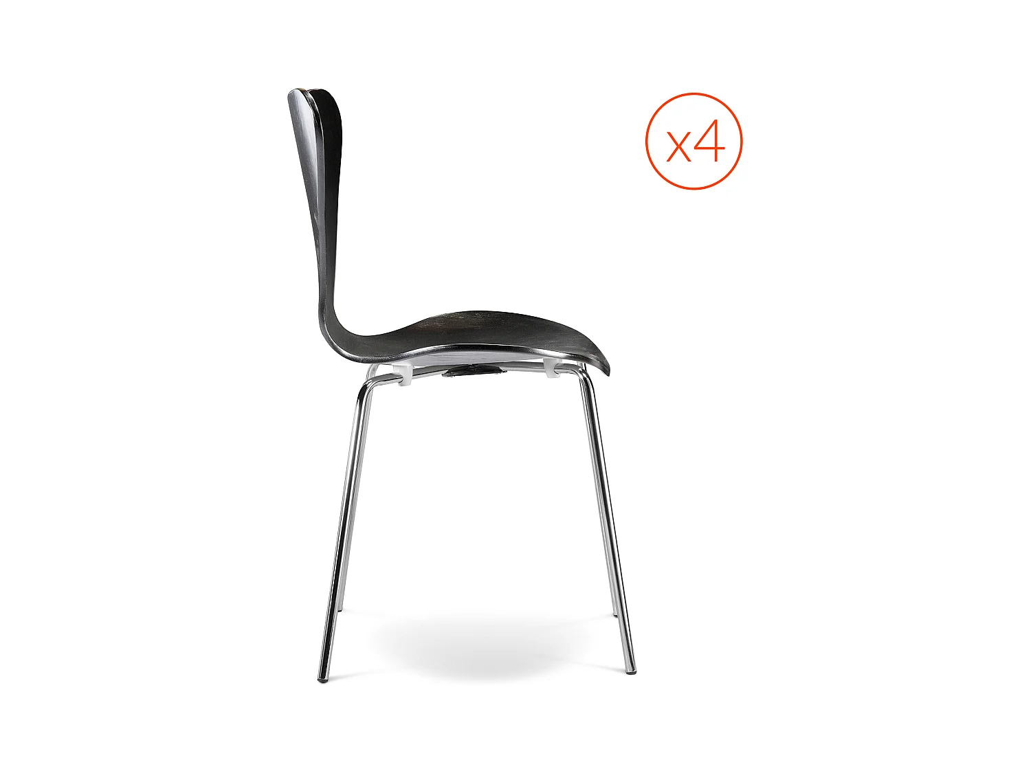 Sedia Serie 7 Arne Jacobsen set di 4