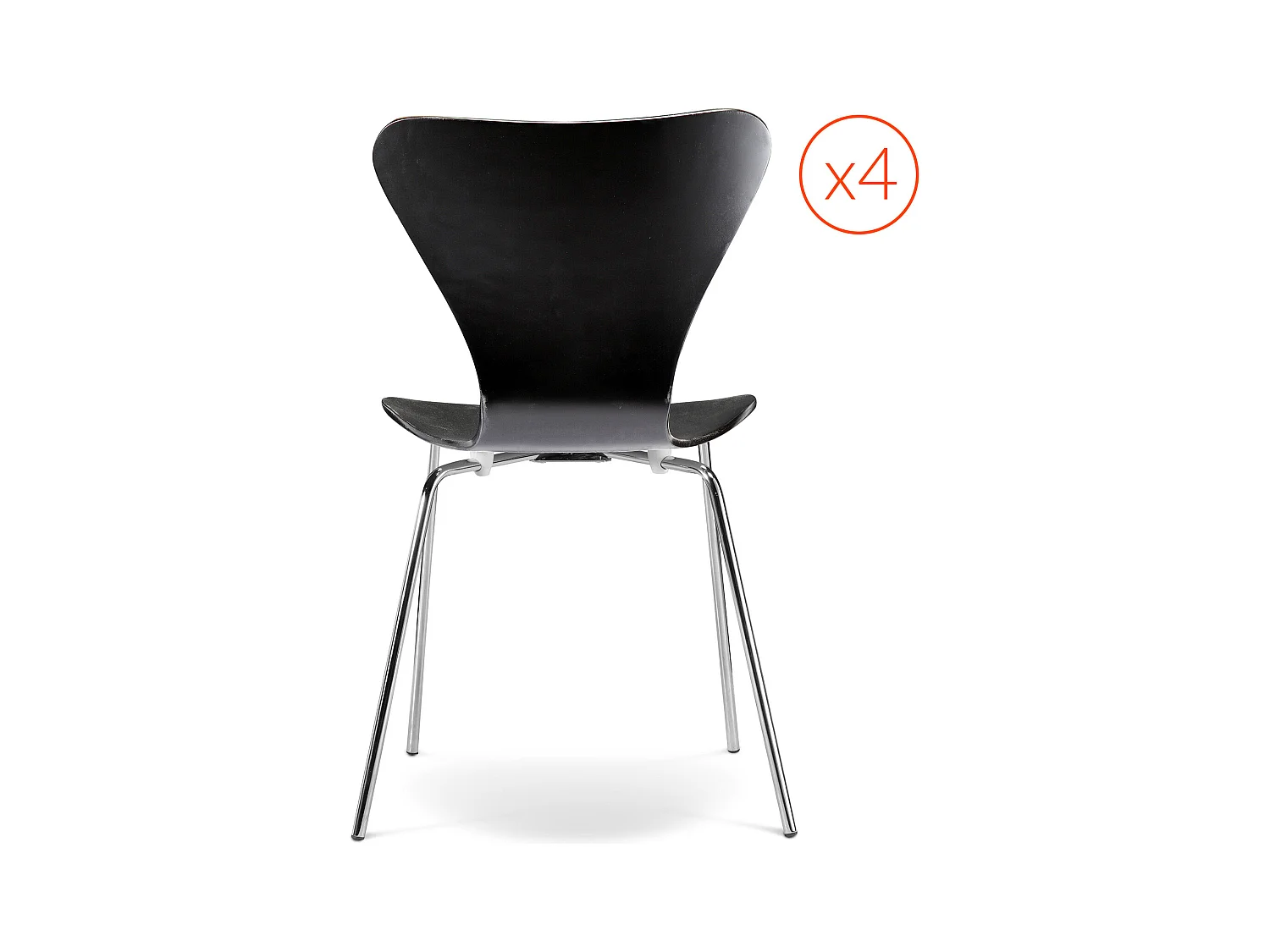 Sedia Serie 7 Arne Jacobsen set di 4