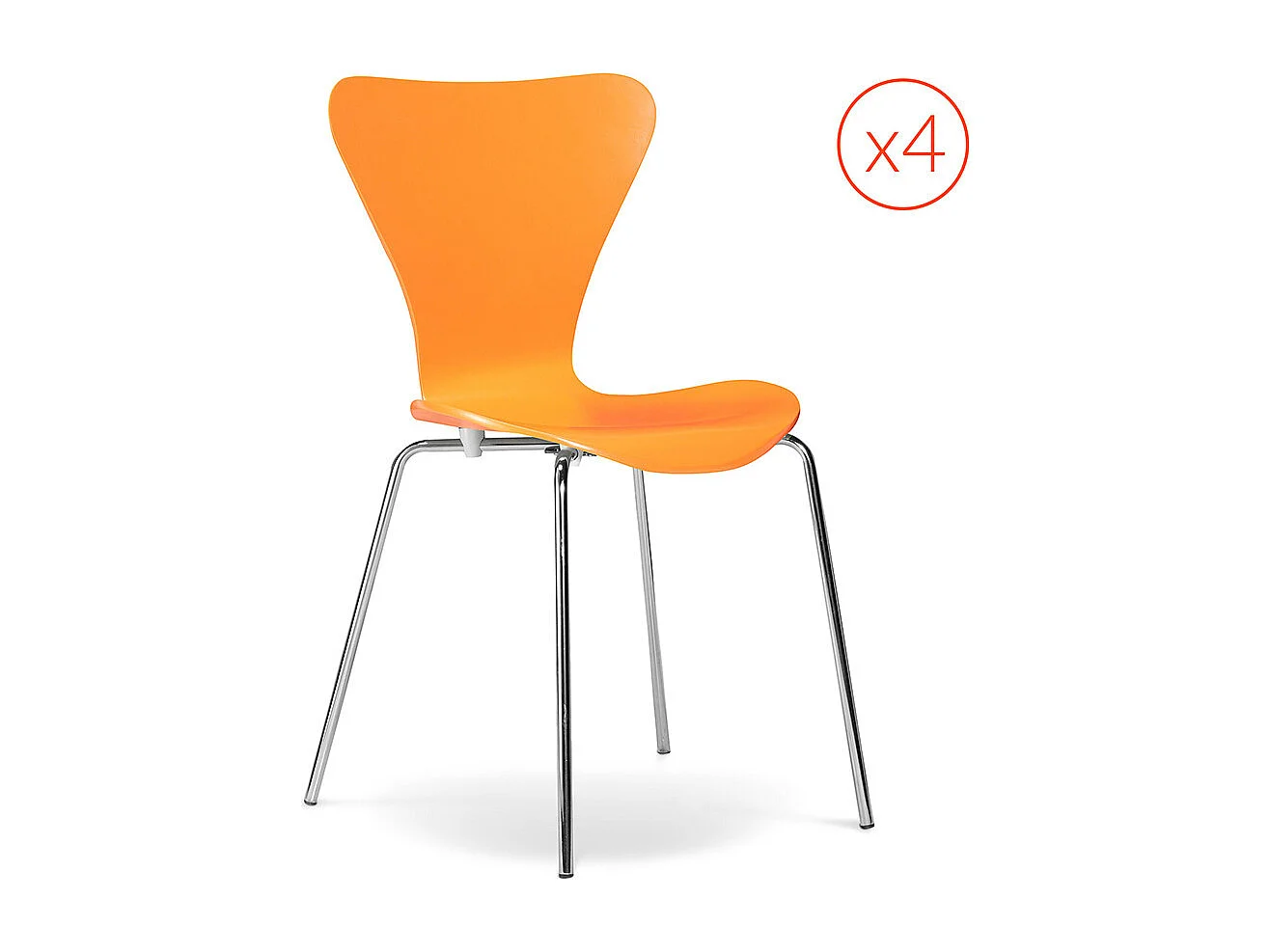 Silla Series 7 Arne Jacobsen lote de 4