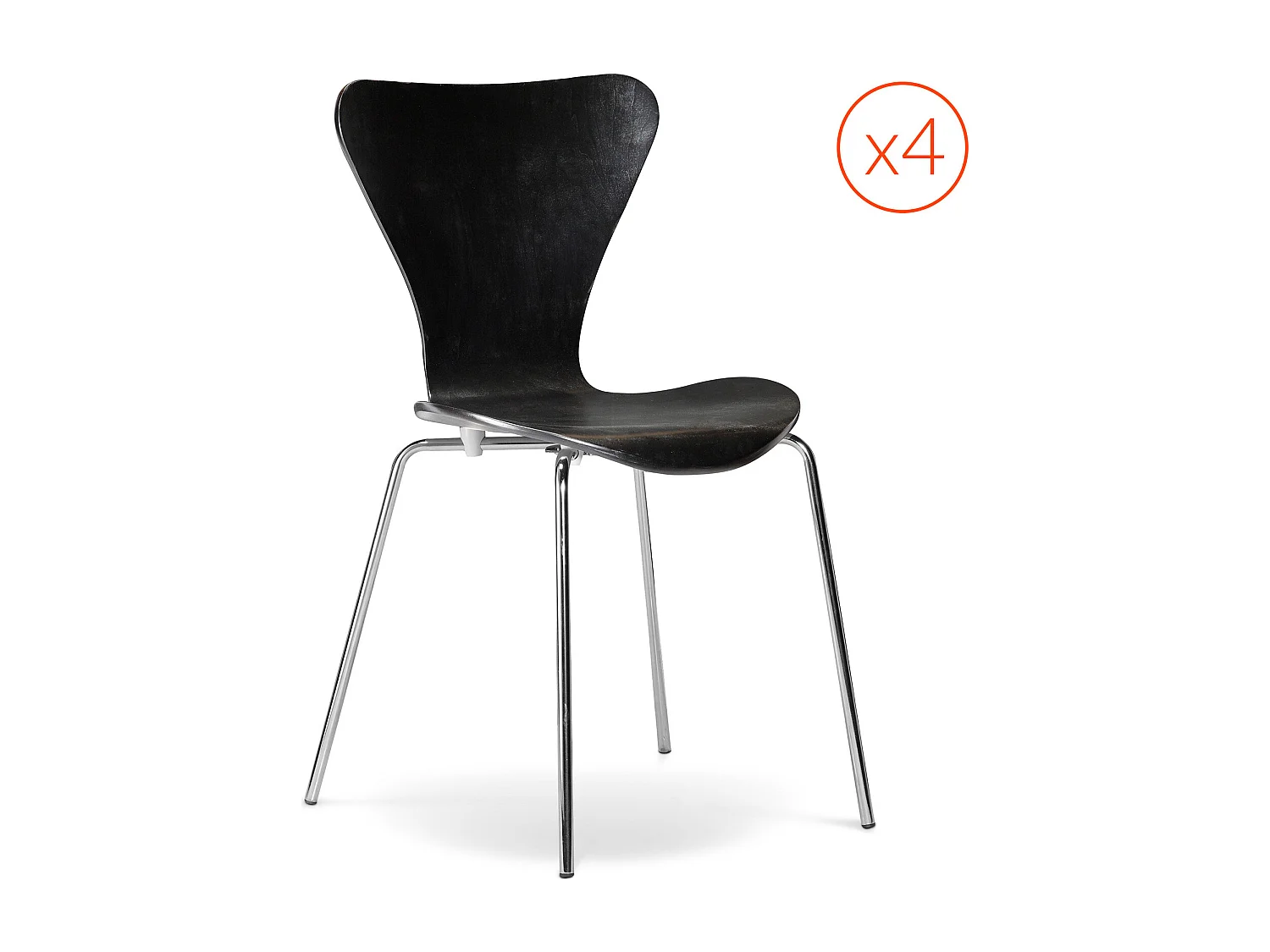 Silla Series 7 Arne Jacobsen lote de 4