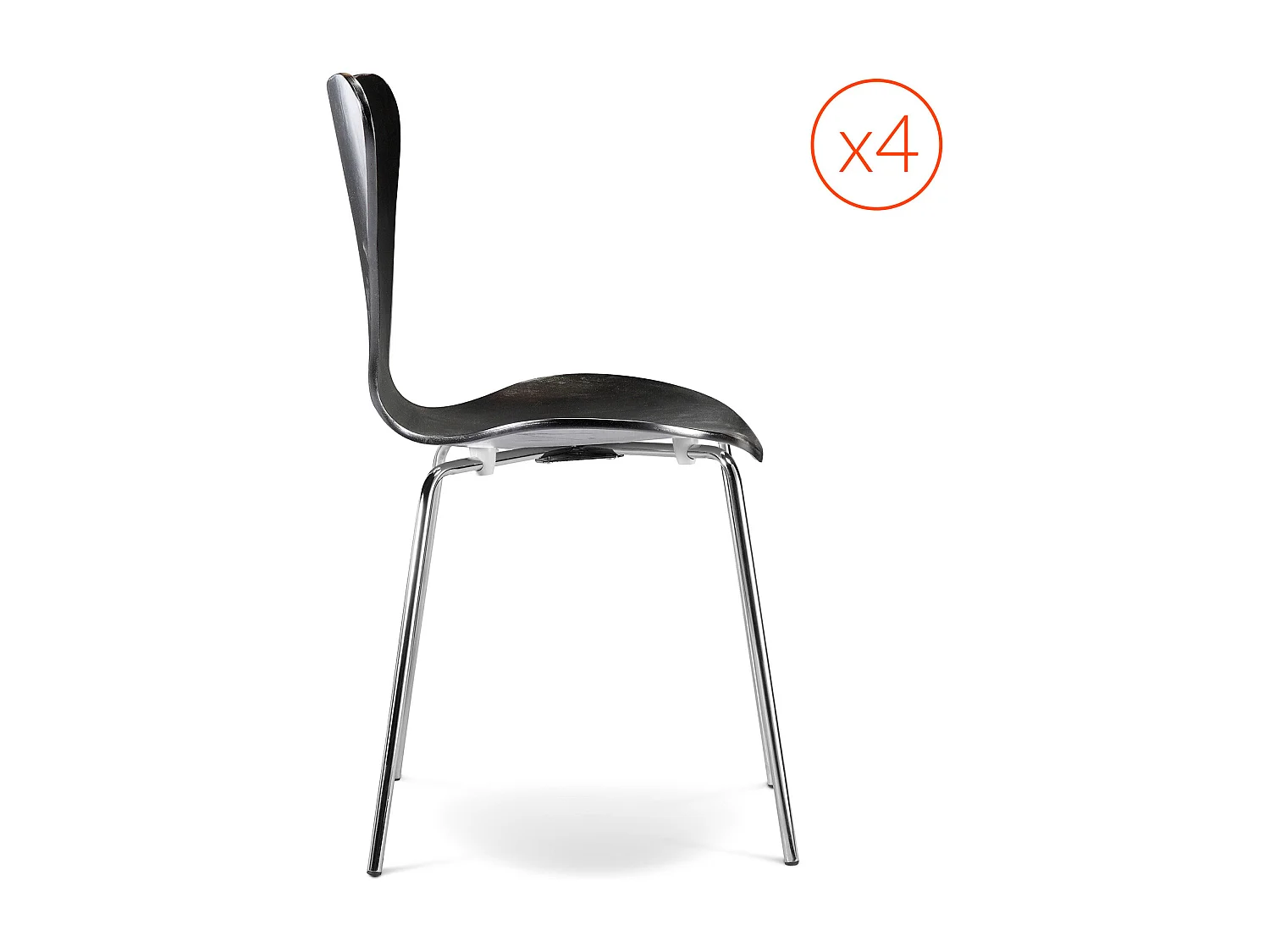 Silla Series 7 Arne Jacobsen lote de 4