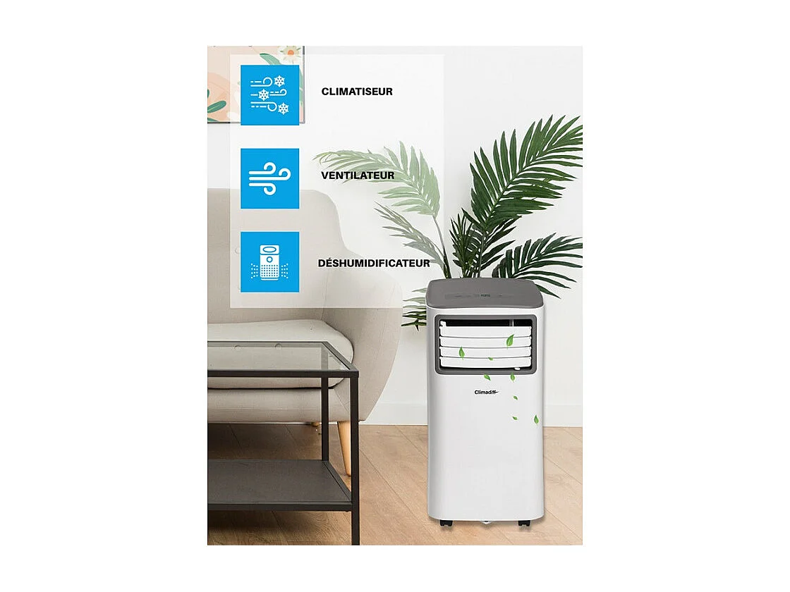 Climatiseur mobile Climadiff CLIMA9K1