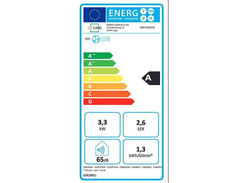 Climatiseur monobloc Remko SKM 330