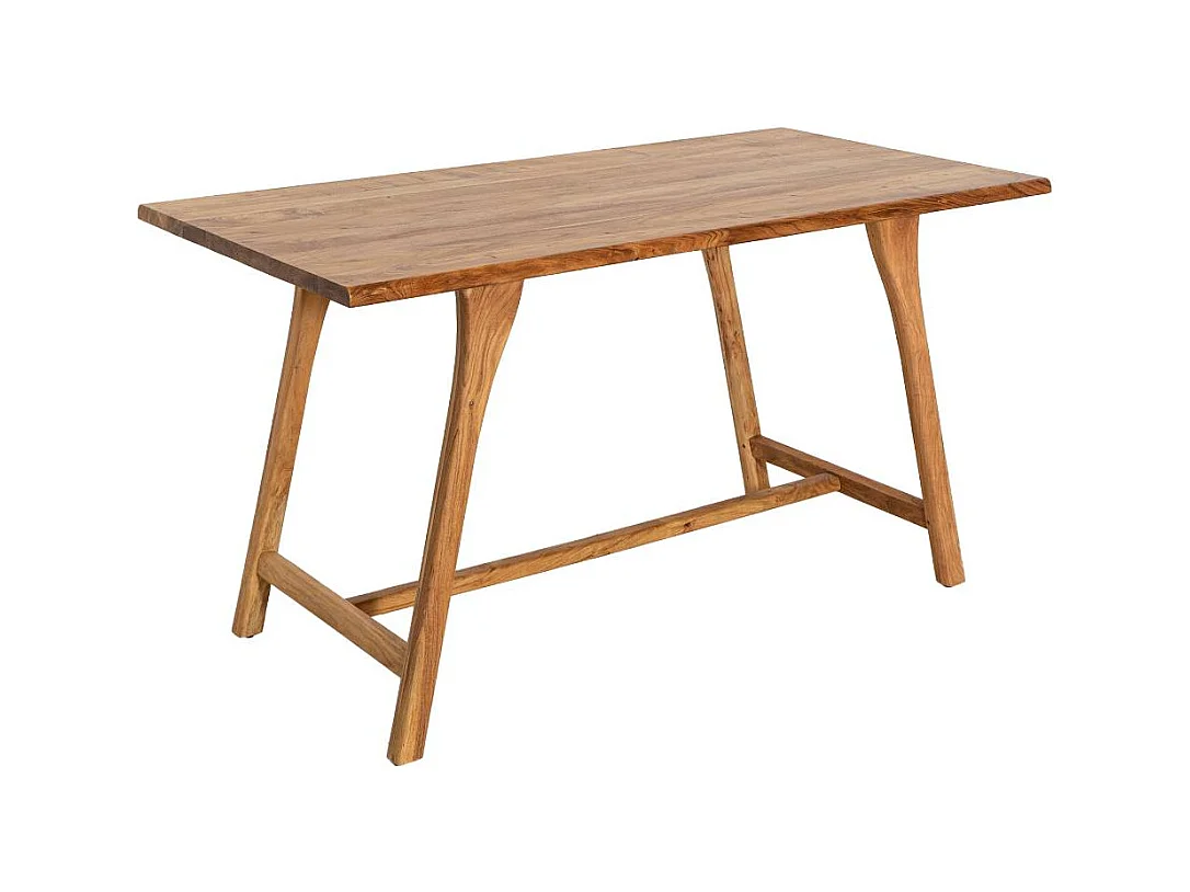 Table haute en bois d'acacia Orane