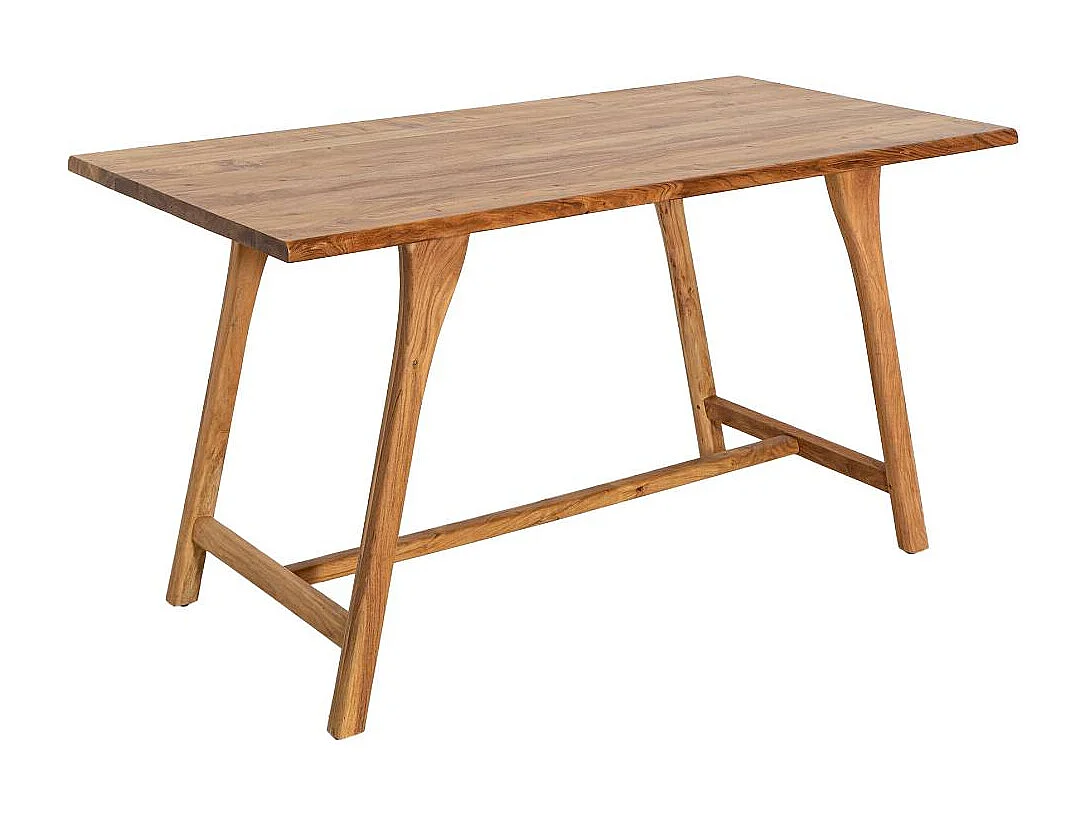 Table haute en bois d'acacia Orane