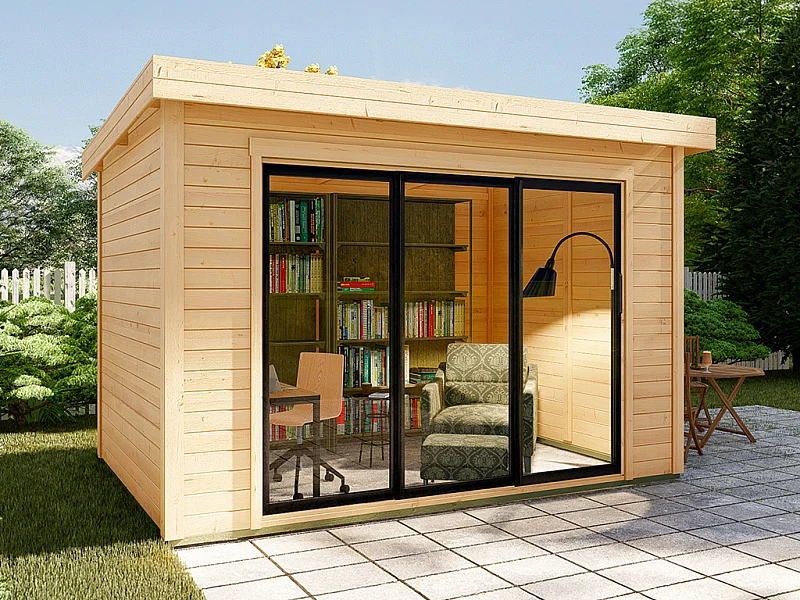 Garten-Holzhaus - 10,7 m² - Stärke 28 mm - CANOPIA