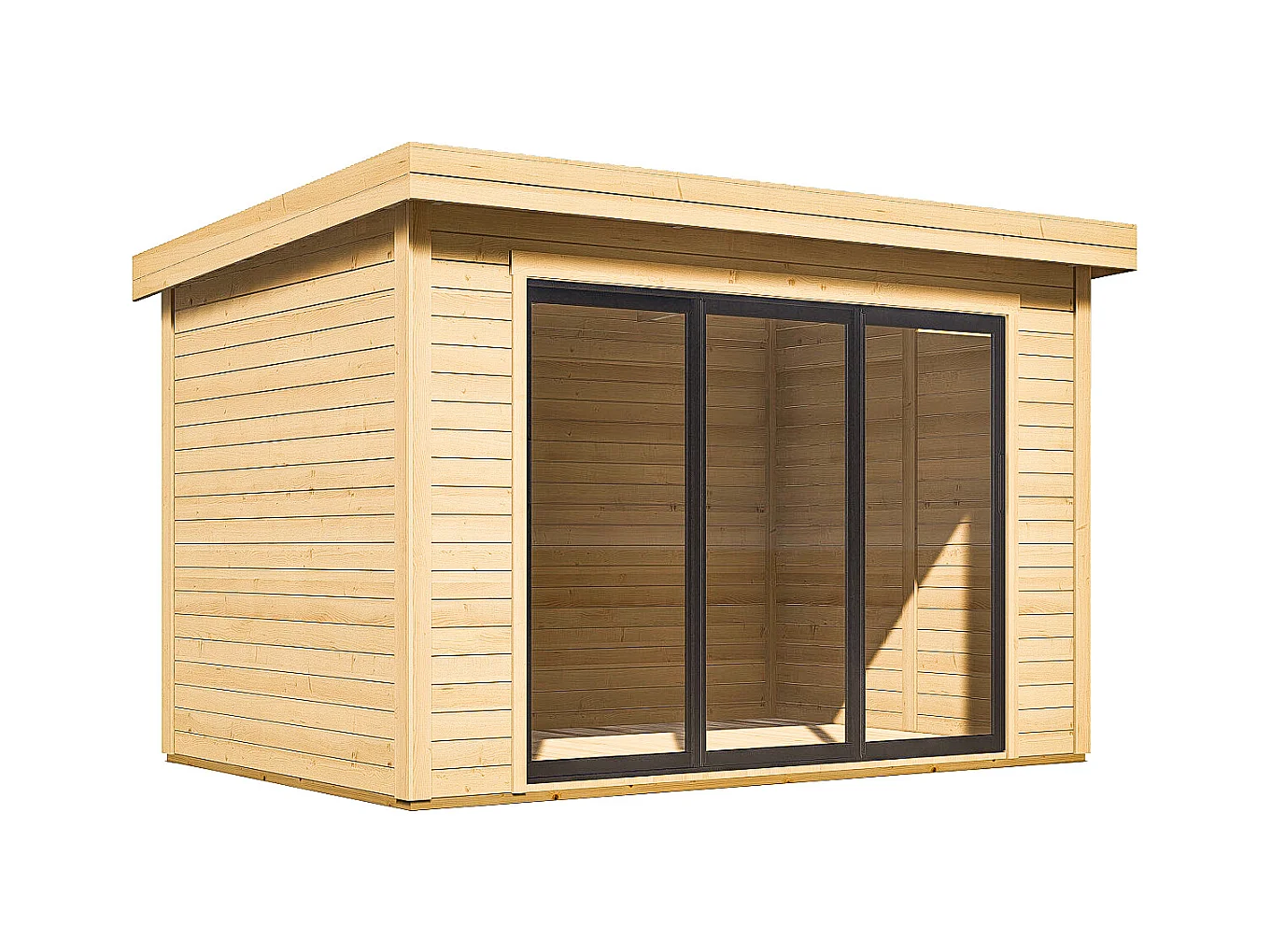 Studio de jardin en bois 10,7 m² - Epaisseur 28 mm - CANOPIA