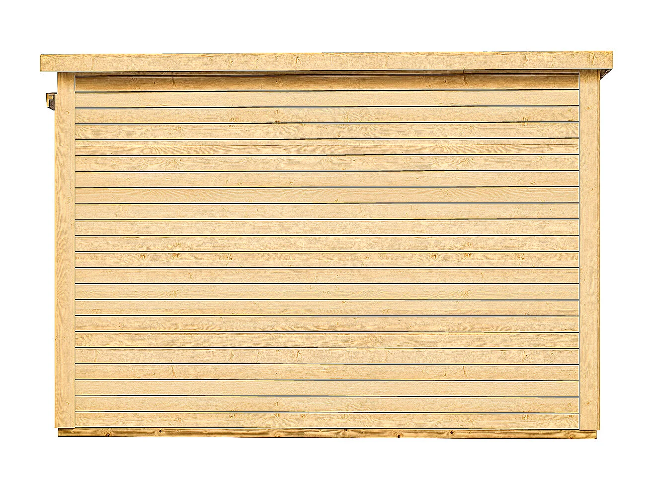 Studio de jardin en bois 14,74 m² - Epaisseur 45 mm - SYLVANA