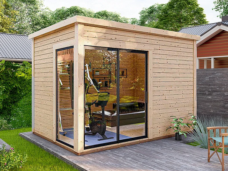 Garten-Holzhaus - 10,2 m² - Stärke 45 mm - SYLVANA