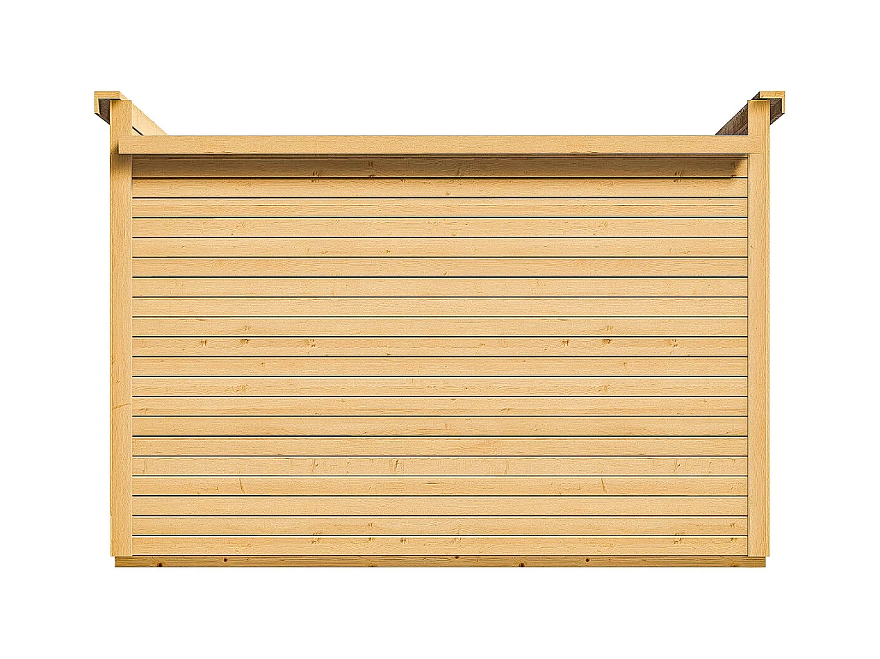 Studio de jardin en bois 10,2 m² - Epaisseur 45 mm - SYLVANA