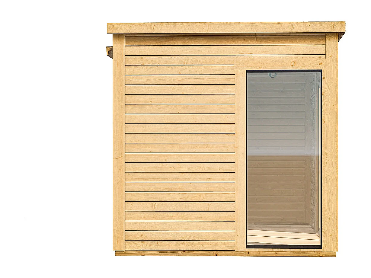 Studio de jardin en bois 10,2 m² - Epaisseur 45 mm - SYLVANA