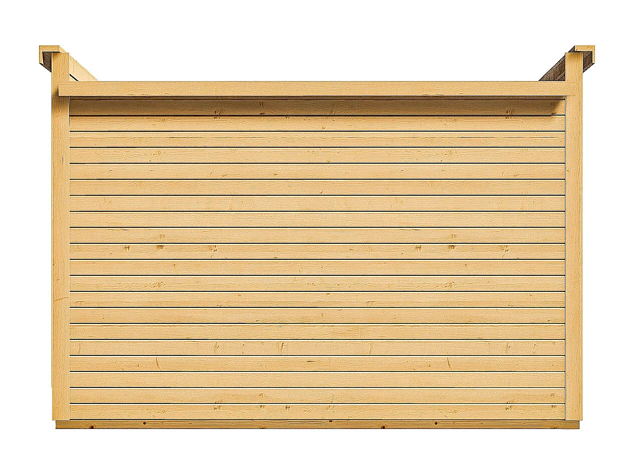 Studio de jardin en bois 10,2 m² - Epaisseur 45 mm - SYLVANA