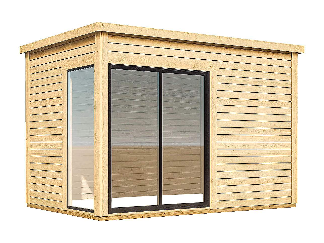 Garten-Holzhaus - 10,2 m² - Stärke 45 mm - SYLVANA