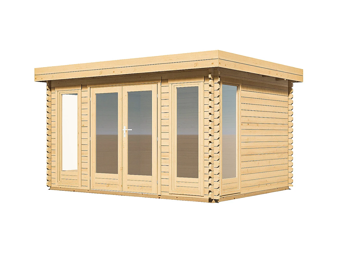 Studio de jardin en bois 13,3 m² - Epaisseur 40 mm - BOESIA