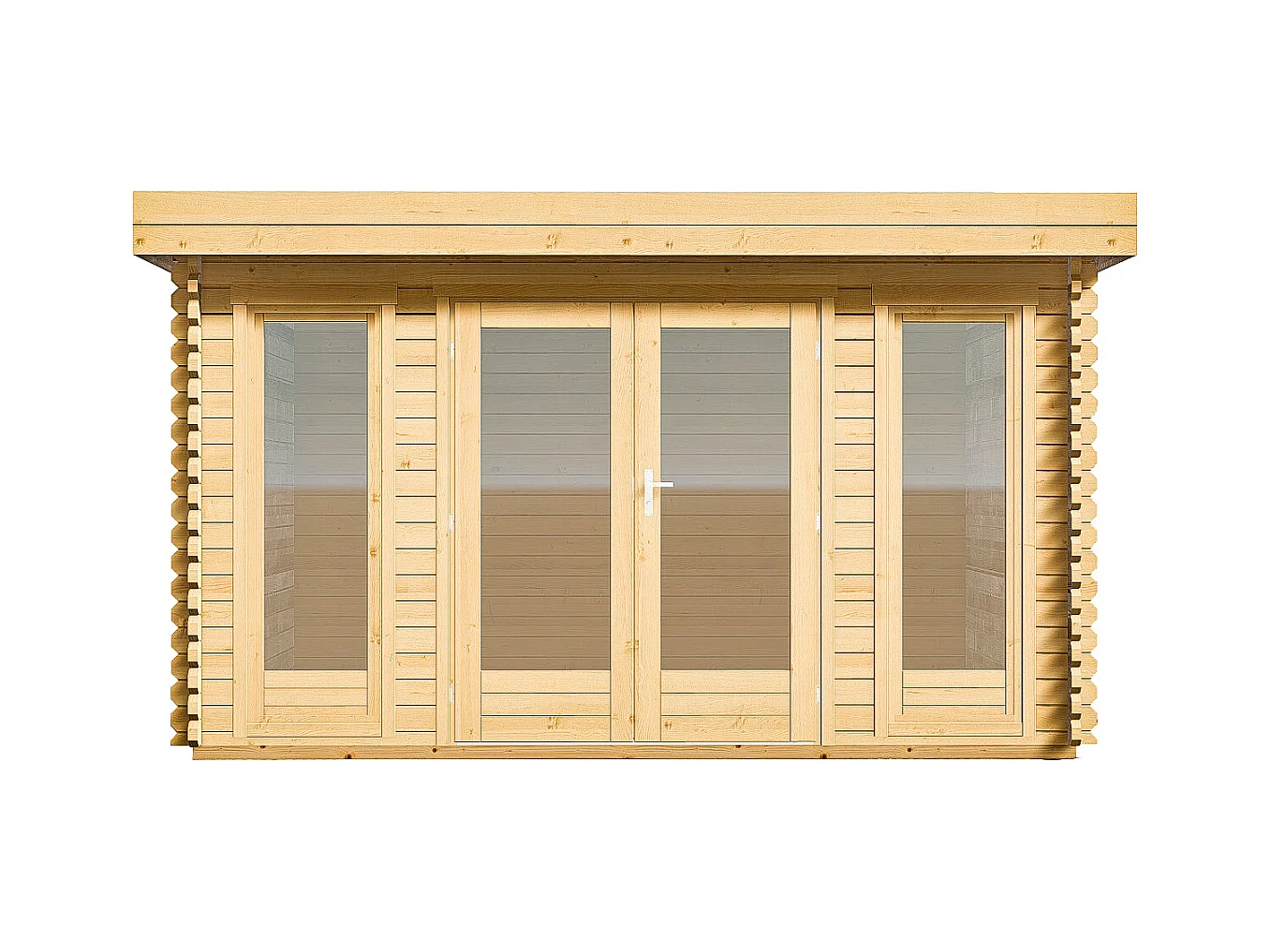 Studio de jardin en bois 13,3 m² - Epaisseur 40 mm - BOESIA