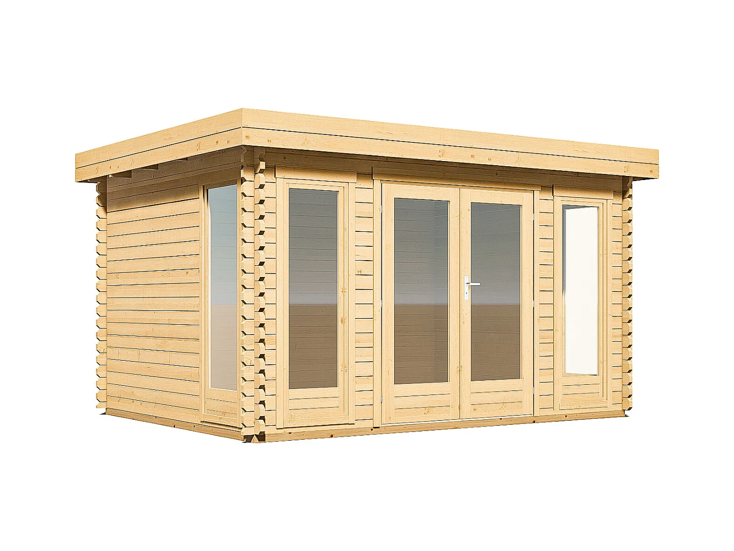 Studio de jardin en bois 13,3 m² - Epaisseur 40 mm - BOESIA