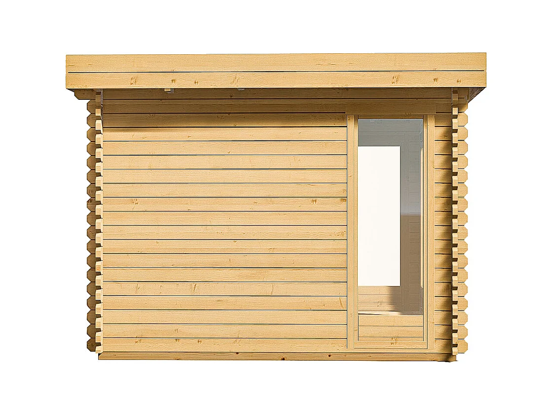 Studio de jardin en bois 13,3 m² - Epaisseur 40 mm - BOESIA