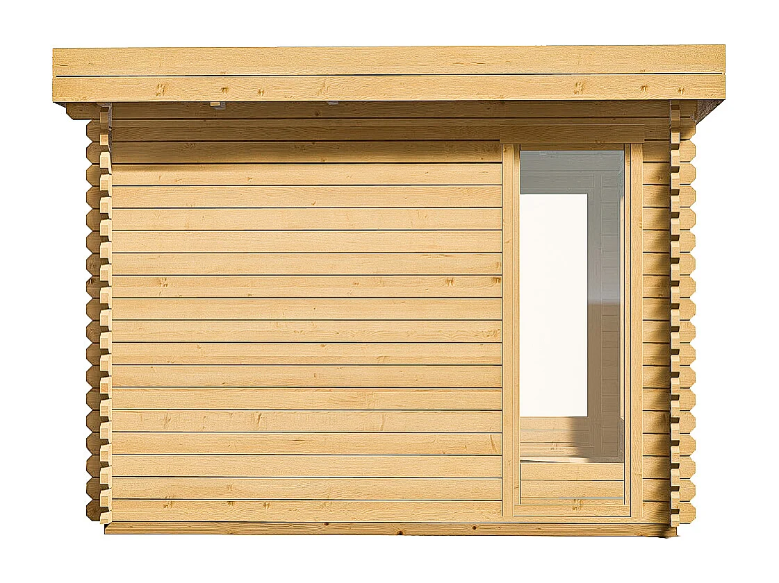 Studio de jardin en bois 13,3 m² - Epaisseur 40 mm - BOESIA
