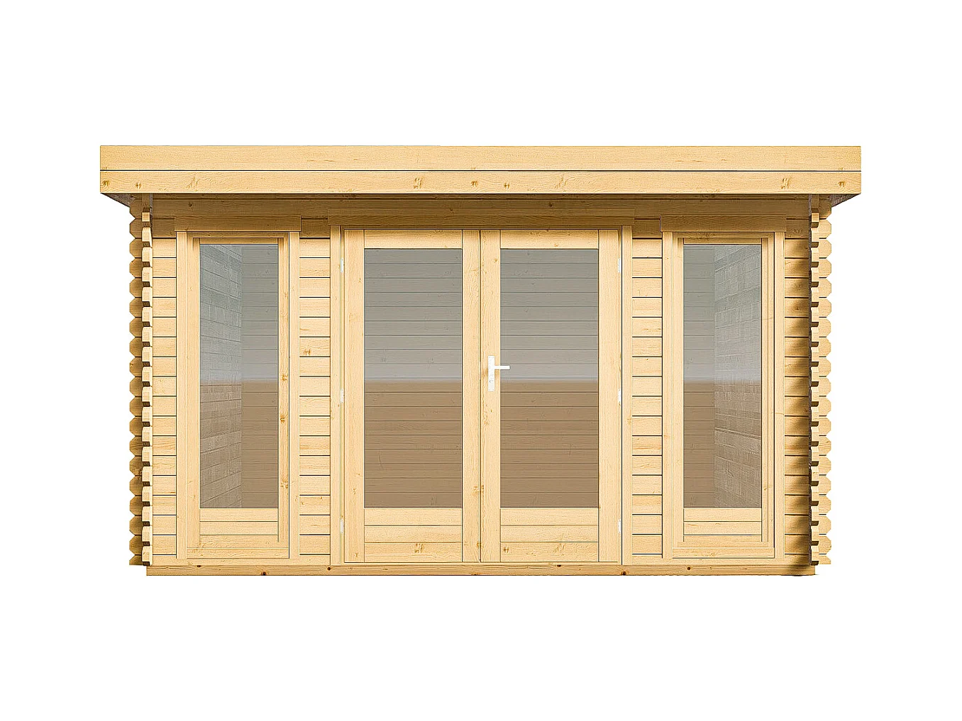Studio de jardin en bois 17,1 m² - Epaisseur 40 mm - BOESIA