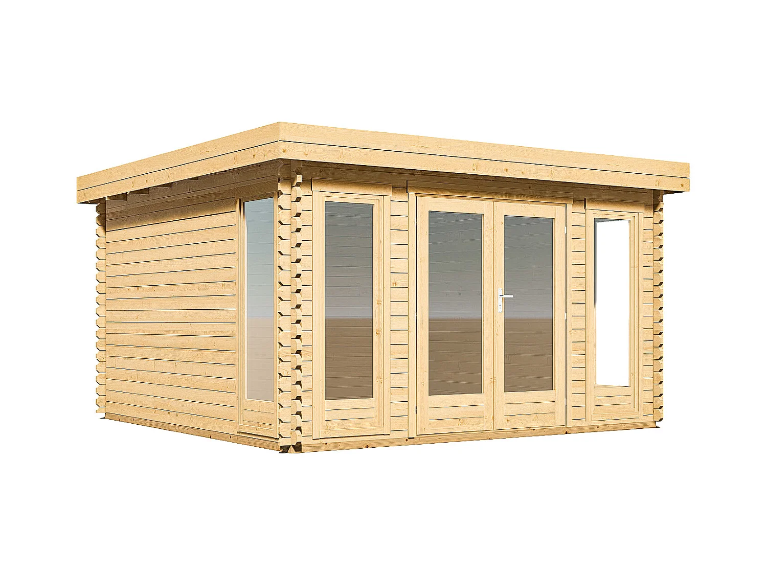 Studio de jardin en bois 17,1 m² - Epaisseur 40 mm - BOESIA
