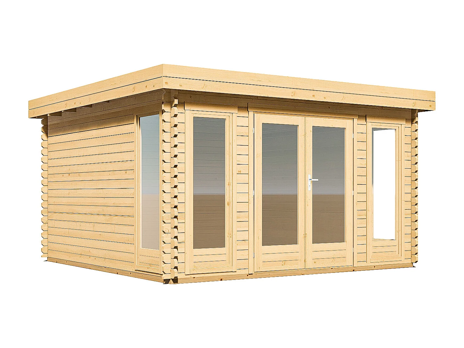 Studio de jardin en bois 17,1 m² - Epaisseur 40 mm - BOESIA