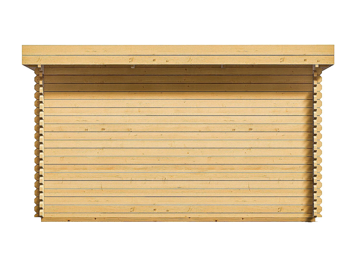 Studio de jardin en bois 17,1 m² - Epaisseur 40 mm - BOESIA