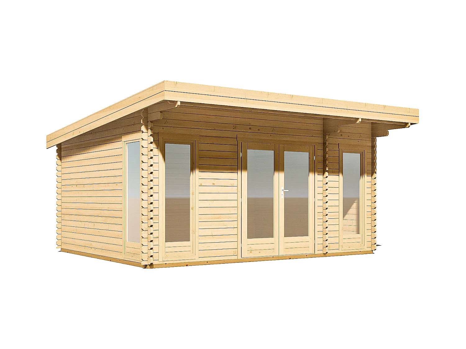 Studio de jardin en bois 24,4 m² - Epaisseur 40 mm - ARBORIA