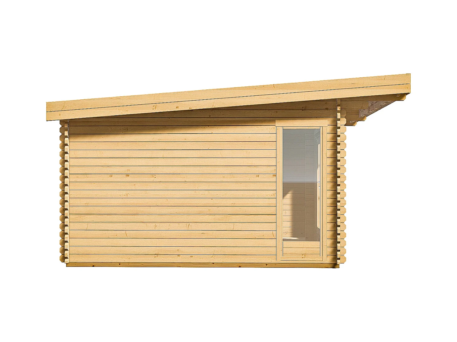 Studio de jardin en bois 24,4 m² - Epaisseur 40 mm - ARBORIA