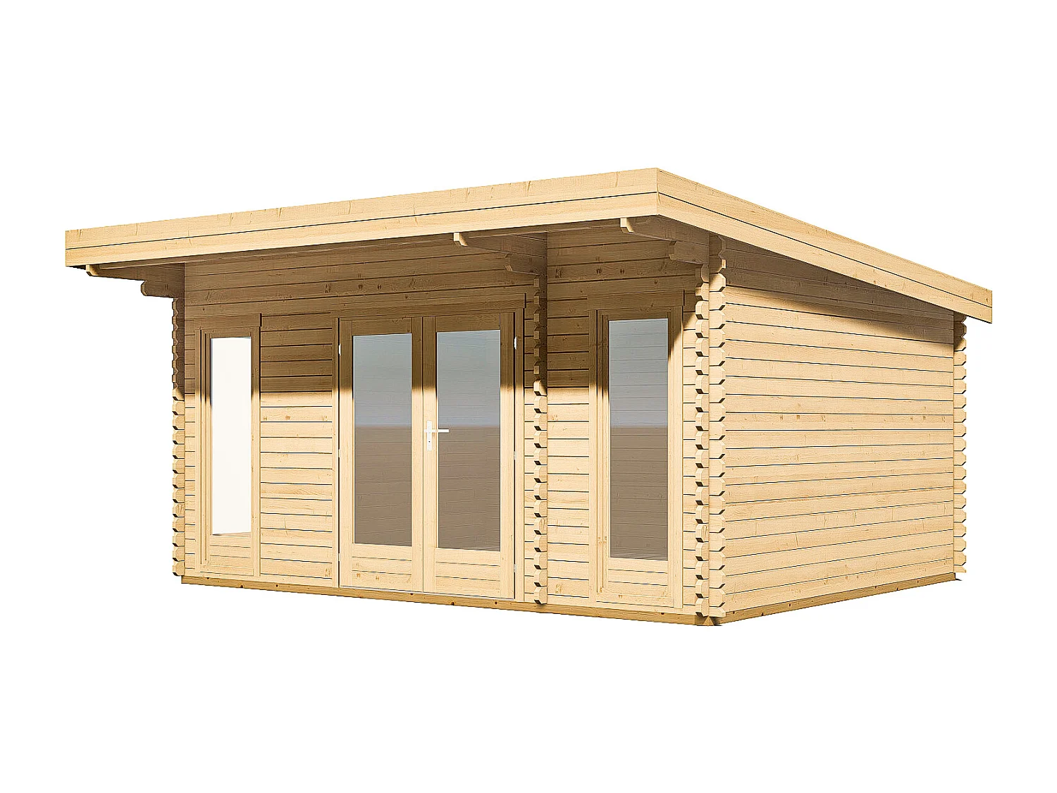 Garten-Holzhaus - 24,4 m² - Stärke 40 mm - ARBORIA