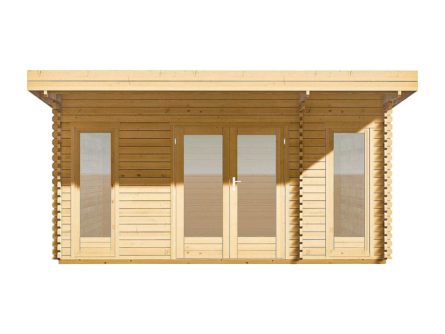 Garten-Holzhaus - 24,4 m² - Stärke 40 mm - ARBORIA