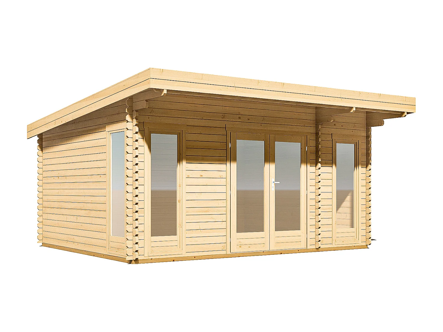 Garten-Holzhaus - 24,4 m² - Stärke 40 mm - ARBORIA