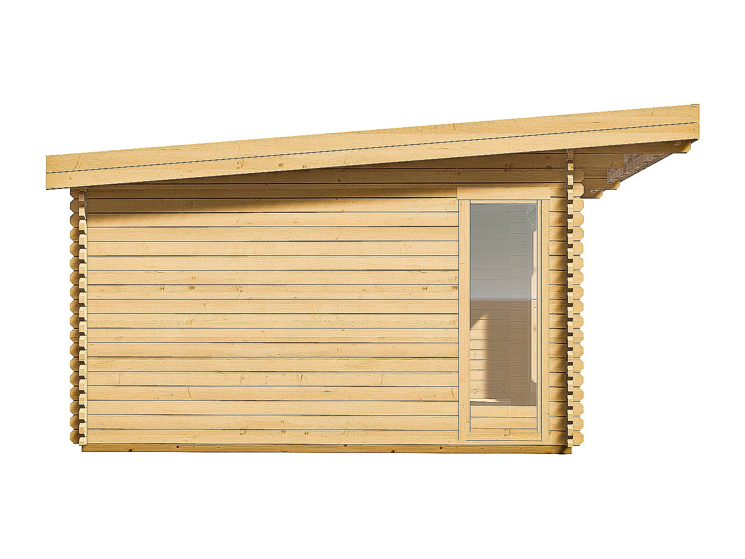 Garten-Holzhaus - 24,4 m² - Stärke 40 mm - ARBORIA