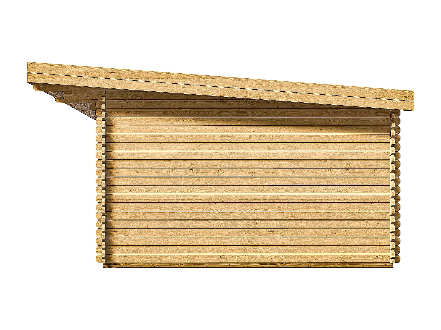 Garten-Holzhaus - 24,4 m² - Stärke 40 mm - ARBORIA