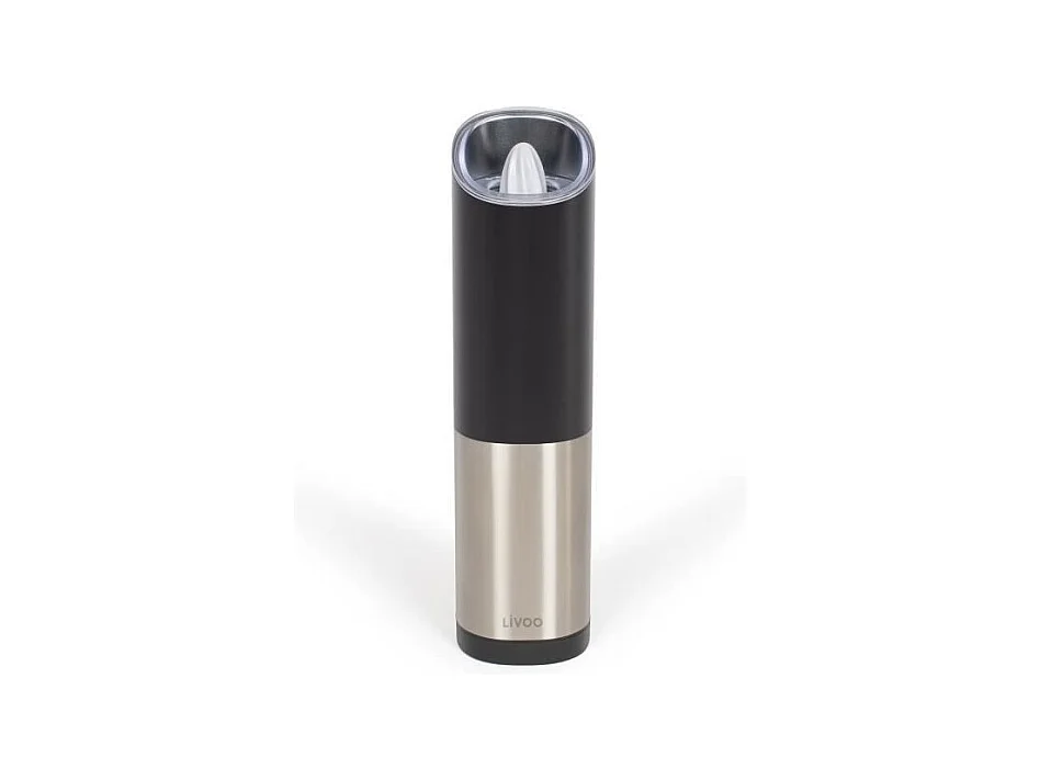 Moulin a épices - LIVOO - GS161 - 80 ml - Moulure réglable - LED bleue - Par gravité rechargeable