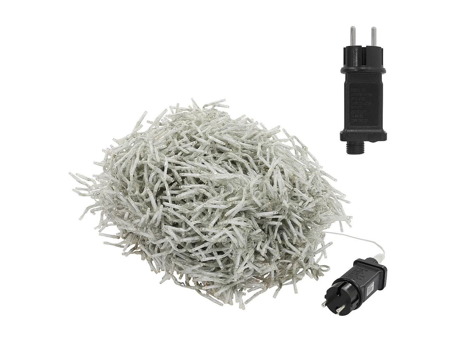 Guirlande lumineuse de noël 22 m 3000 LED blanc chaud avec minuterie 8 modes d'éclairage chaînes de lumières décoratives fête en grappe étanche IP44