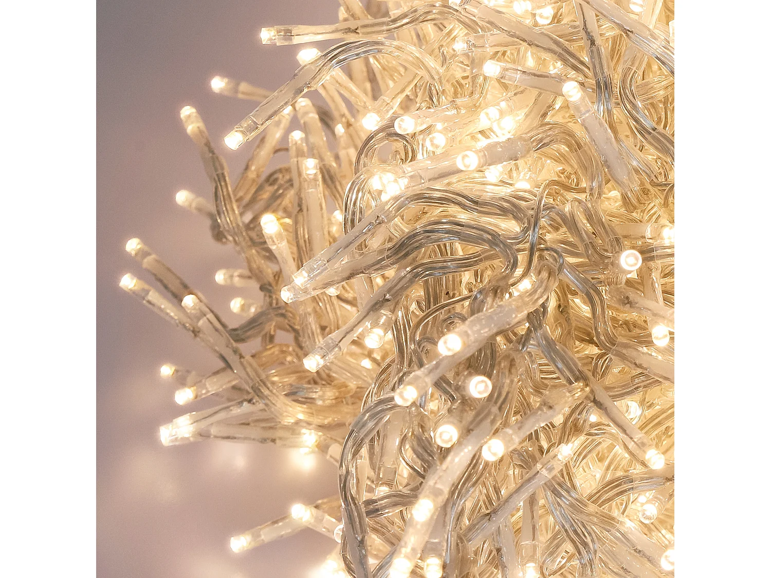 Guirlande lumineuse de noël 22 m 3000 LED blanc chaud avec minuterie 8 modes d'éclairage chaînes de lumières décoratives fête en grappe étanche IP44