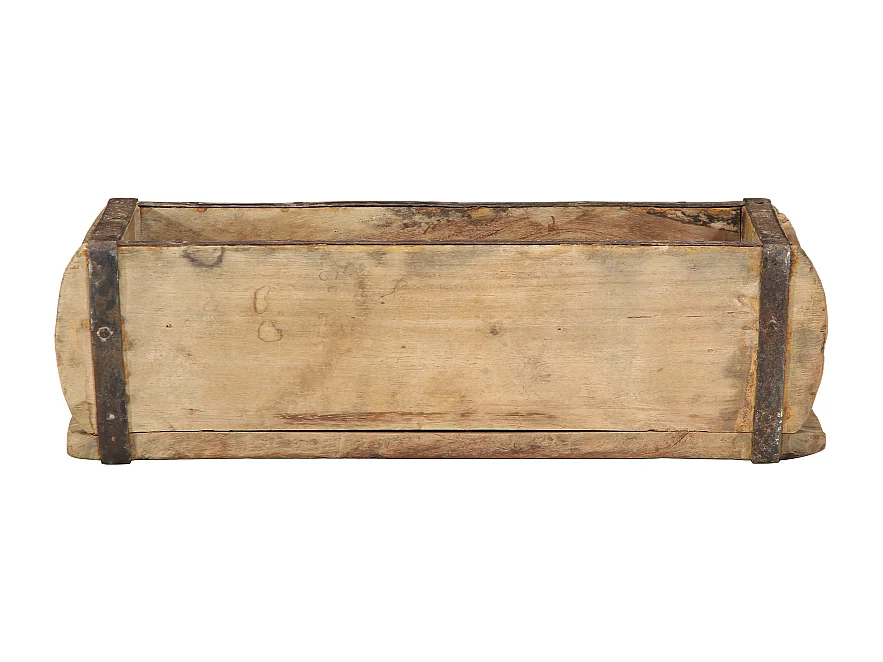 Plateau 30x15x9 cm en bois massif recyclé