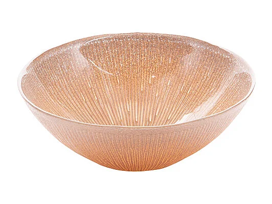 Coupelle Glitter doré 17 cm (lot de 2)