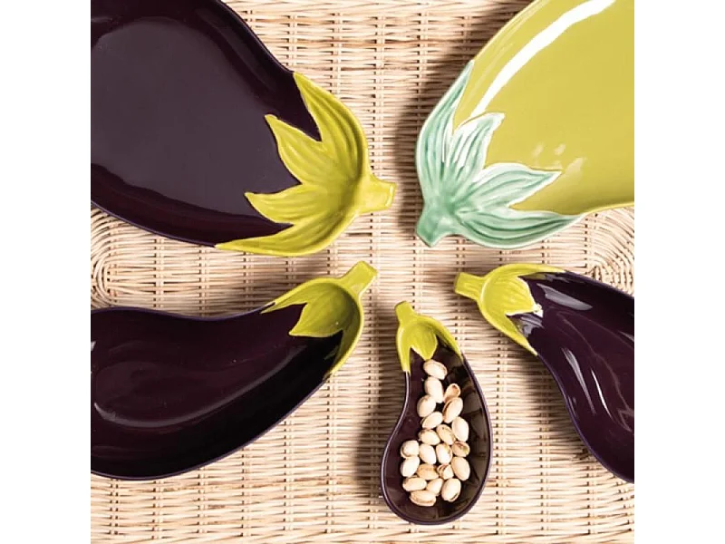 Coupelle Aubergine 16x8 cm (lot de 2)