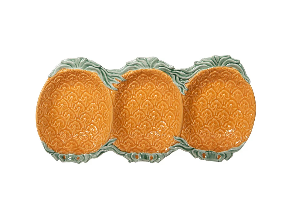 Plat apéritif 42x20 cm Ananas