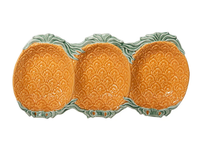 Plat apéritif 42x20 cm Ananas