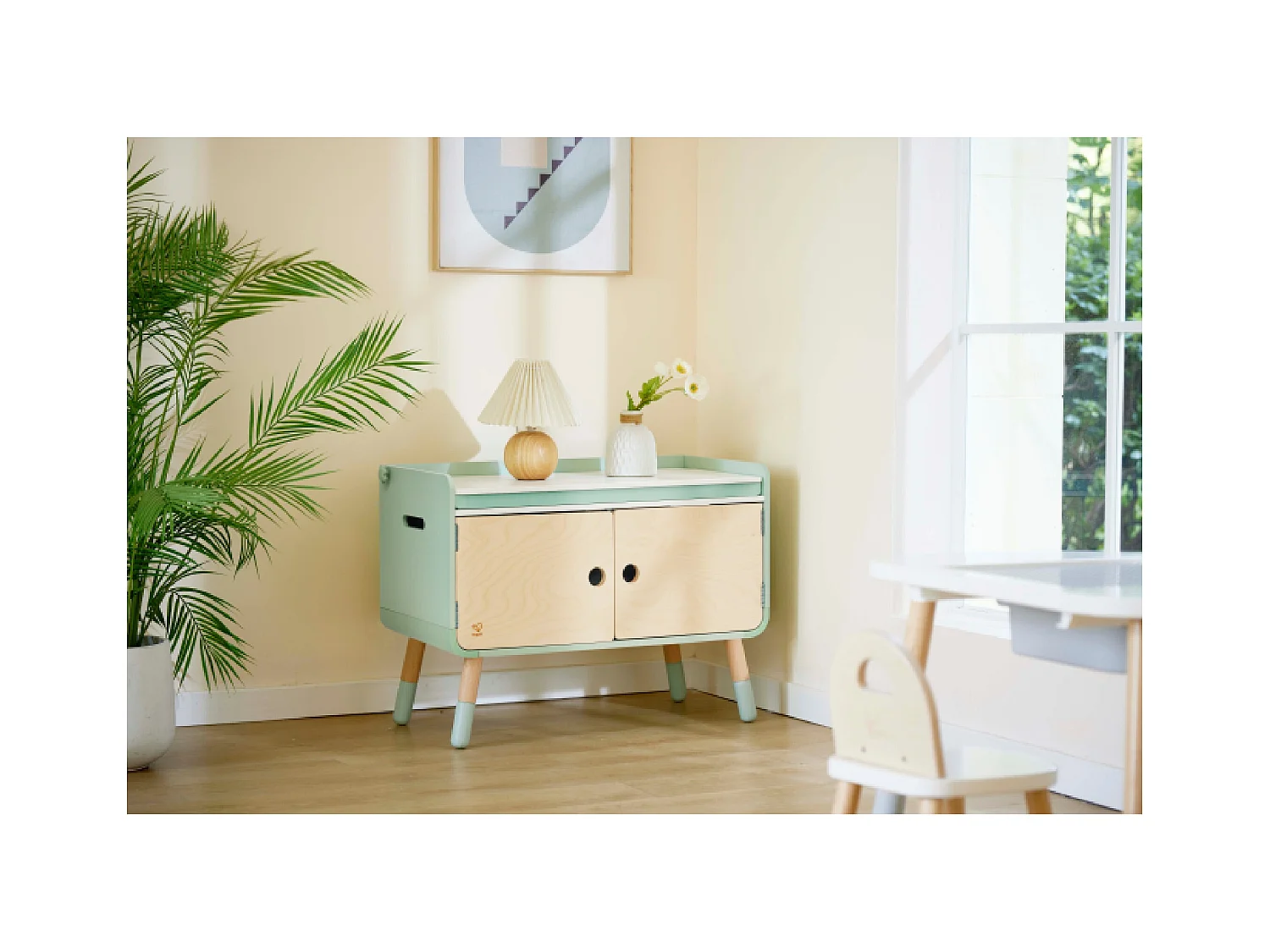 Commode/Cuisine enfant équipée 2 en 1 en bois PLAY FURNITURE