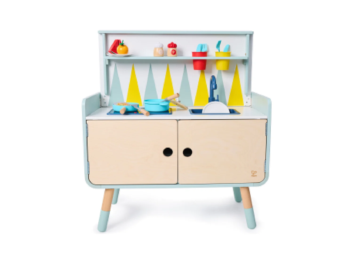 Commode/Cuisine enfant équipée 2 en 1 en bois PLAY FURNITURE