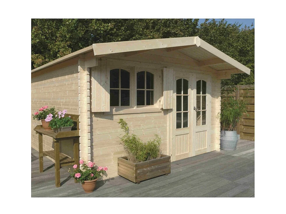 Abri de Jardin Solid Rignitz - 16.22m² - Spacieux & Robuste