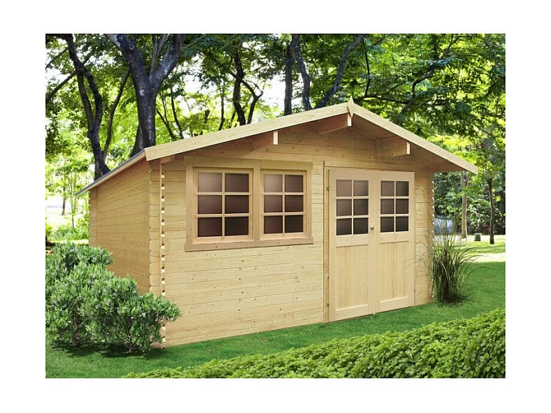 Abri Jardin Solid Niort 12.46m² - Bois Autoclave Traité