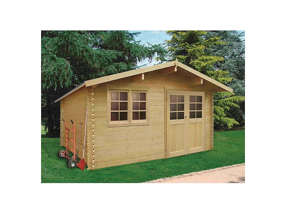 Abri de jardin Solid VISP - 16.22 m² - 418x388 cm