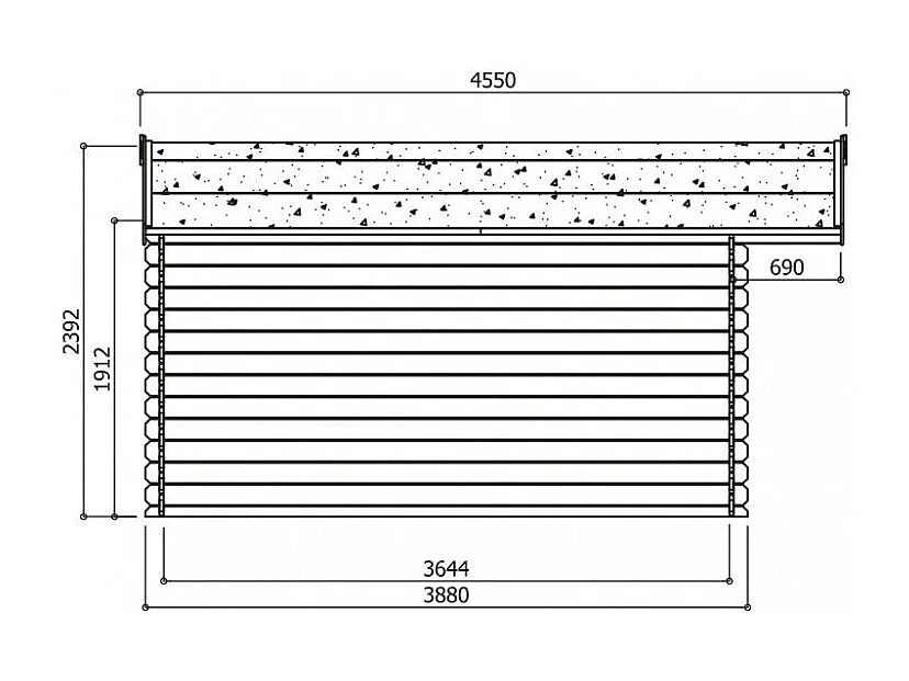 Abri de jardin Solid VISP - 16.22 m² - 418x388 cm