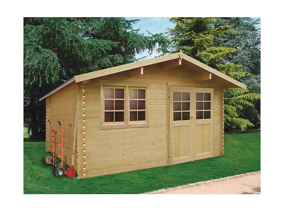Abri de jardin Solid VISP - 16.22 m² - 418x388 cm